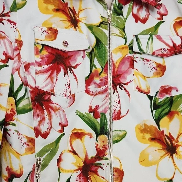 St Jhon Sport‎ Floral Women's Jacket Size S